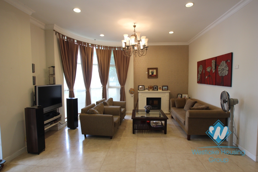 Nice and furnished house for rent in Ciputra, Tay Ho, Hanoi